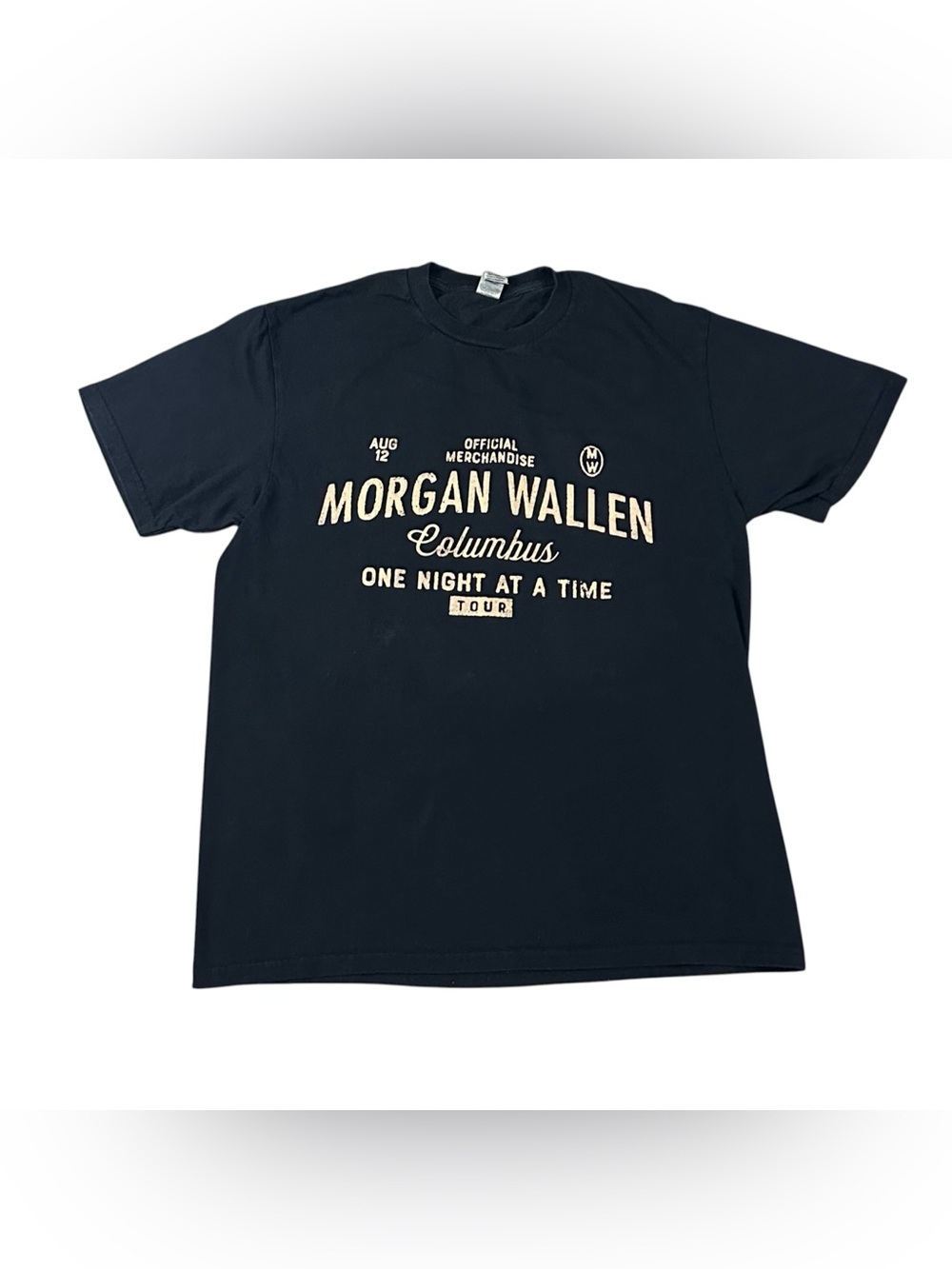 Morgan Wallen One Night At A Time Tour Shirt Columbus Mens Large Black